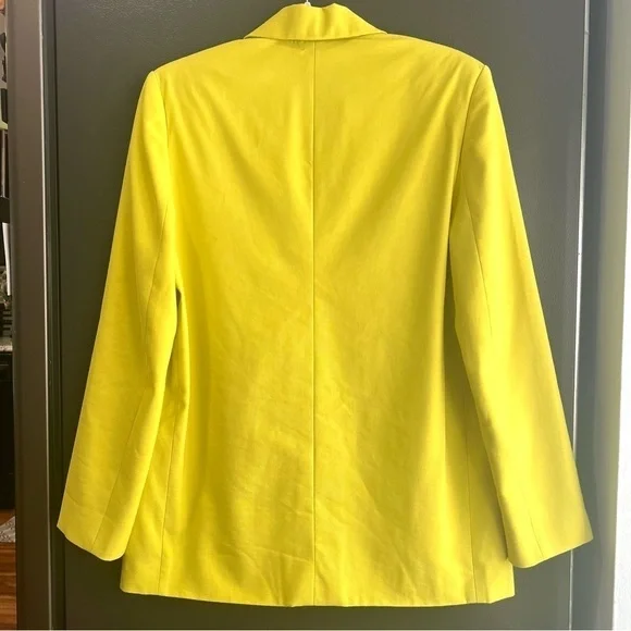 THE SEI Blazer Oversized in Neon Color Size 6 - Picture 7 of 9